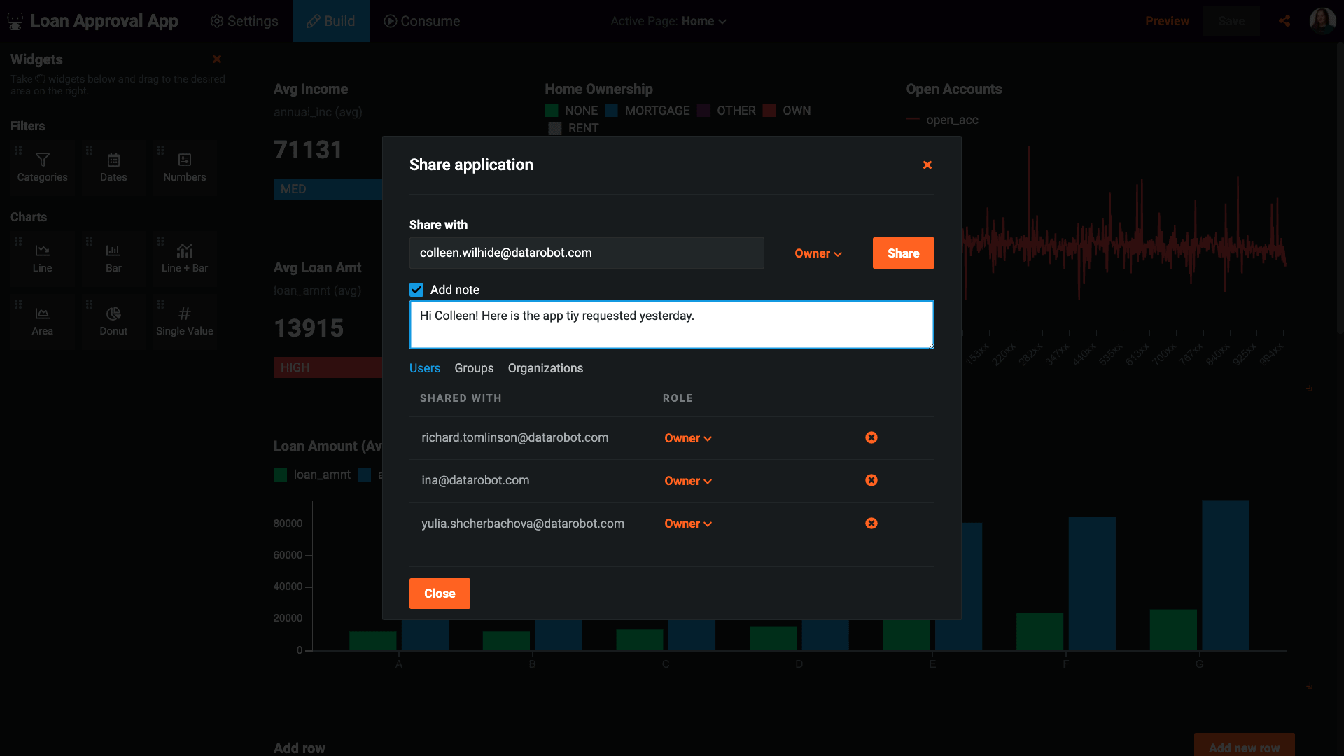 Share Insights Across Your Organization