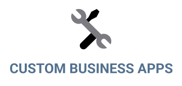 custom business apps logo color