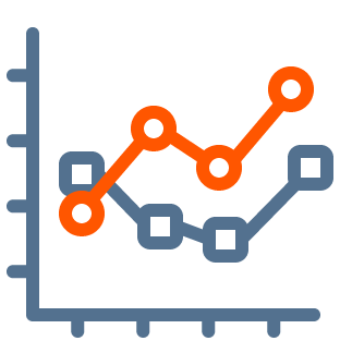 predition chart graph sales marketing dark@6x