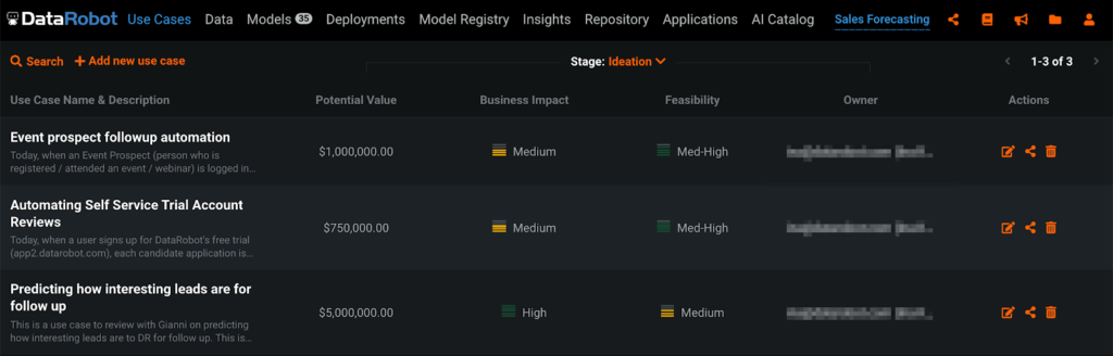 Use case ideation