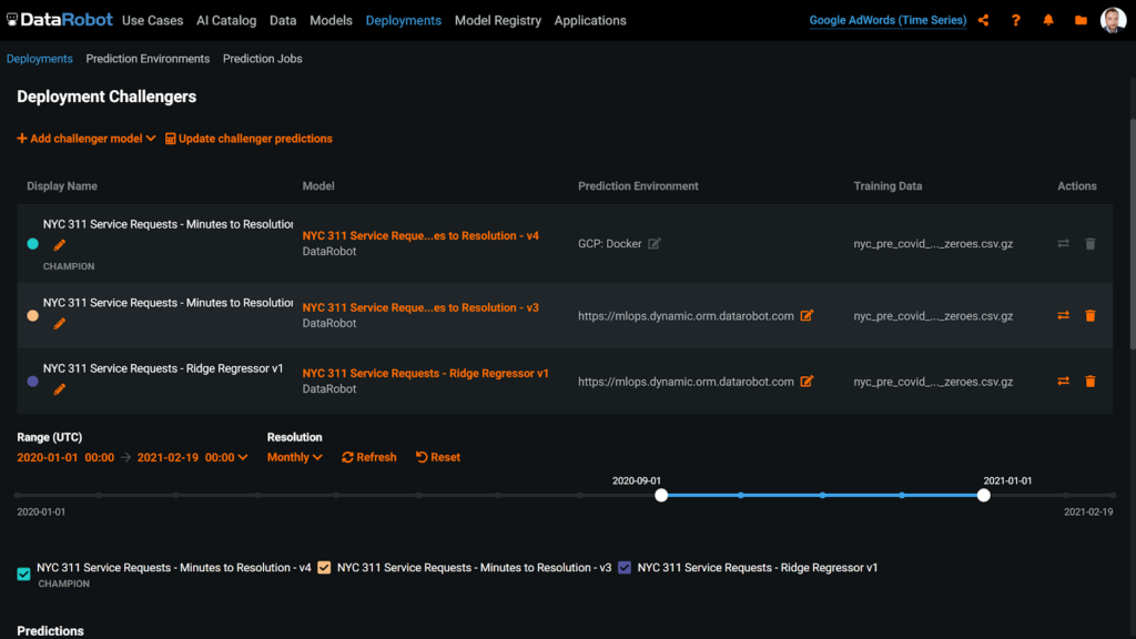 MLOps Remote Model Challengers