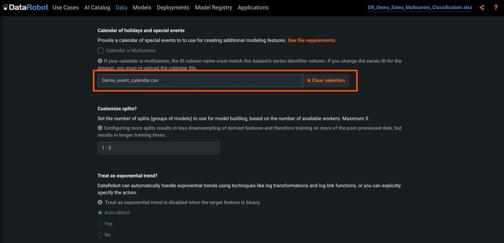 Figure 7. Adding the event calendar