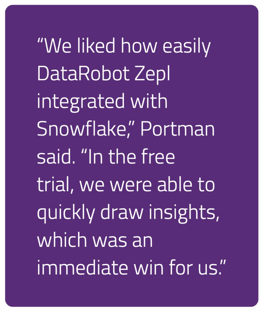 Quote for Embrace Loans DataRobot Case Study