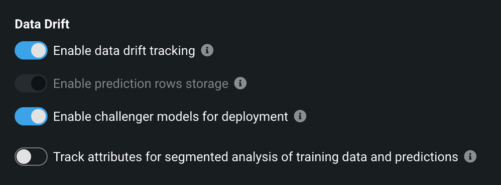 Figure 2. Enable challenger models