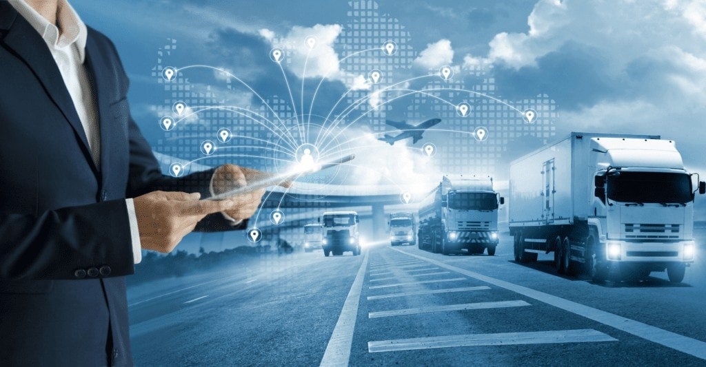 Supply Chain Management in Manufacturing background image