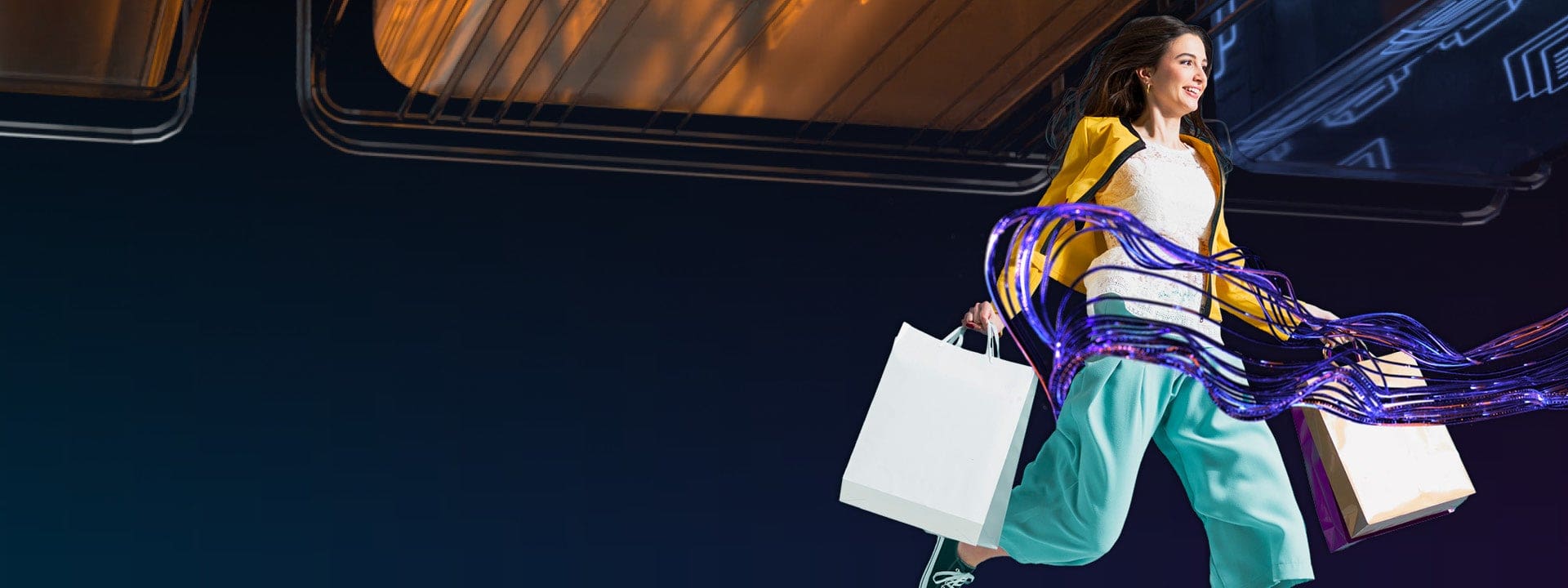 AI Cloud Retail eBook Background