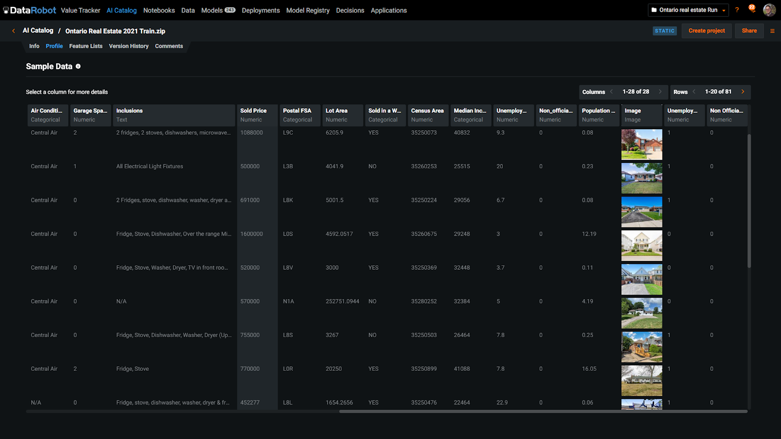 Estimating Asset Value Using the DataRobot AI Platform