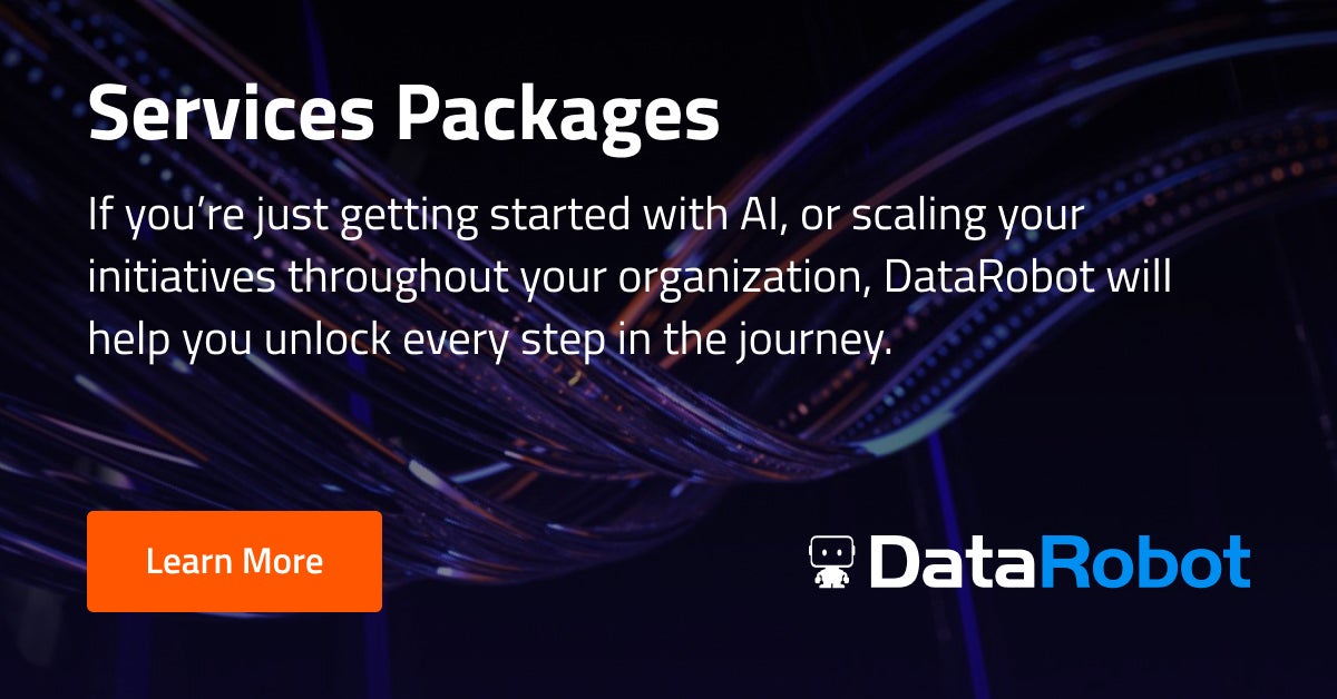Services Packages | DataRobot AI Platform