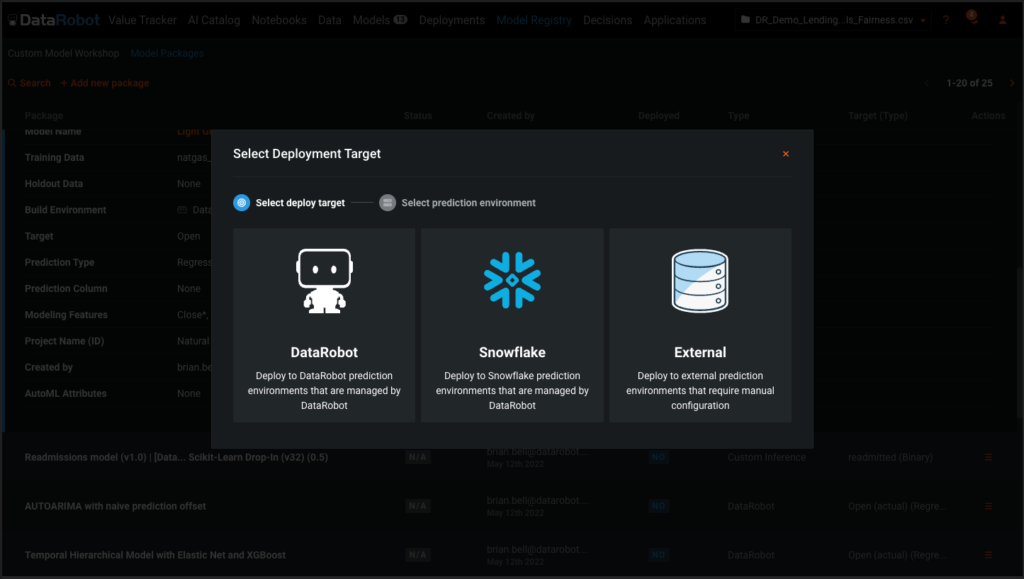 One-Click Model Deployment and Monitoring in Snowflake - DataRobot