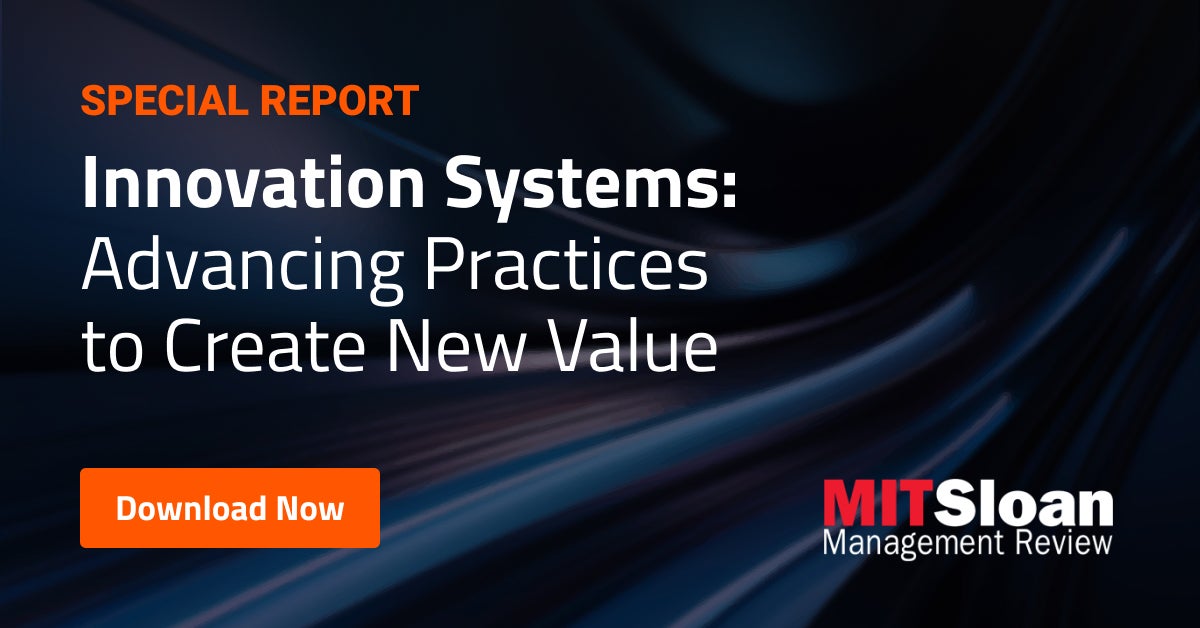 Innovation Systems: Advancing Practices to Create New Value | DataRobot