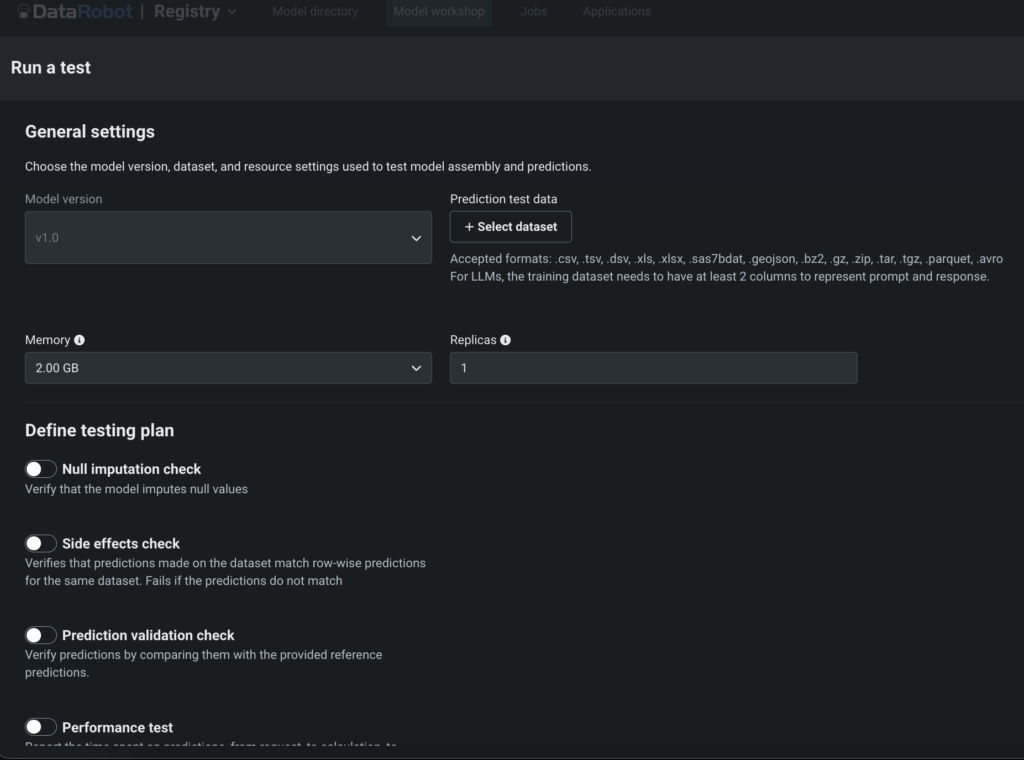 Test and Validate Before Deploying and Model