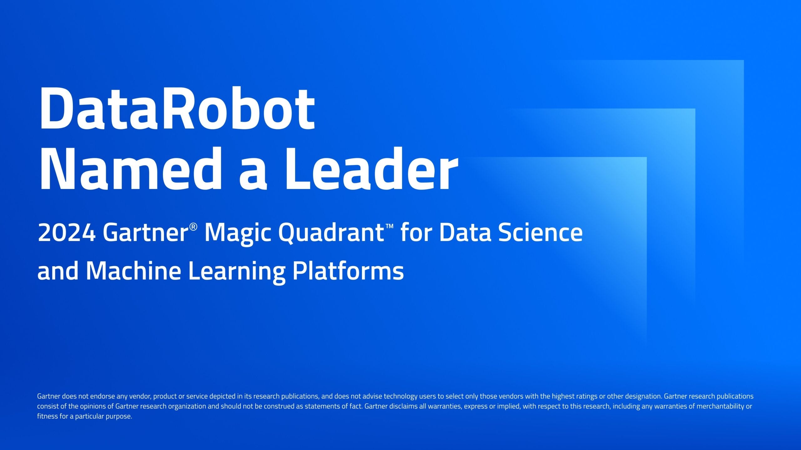 DataRobot Named a Leader by Gartner® DataRobot